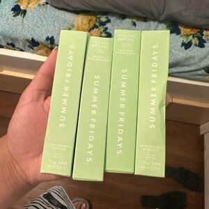 Summer Fridays Lip Balm NEW BUNDLE OF 4